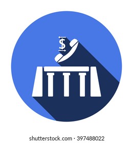 business   icon,  isolated. Flat  design.