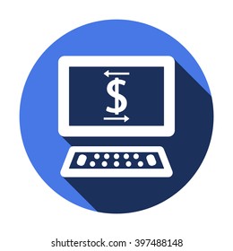 business   icon,  isolated. Flat  design.