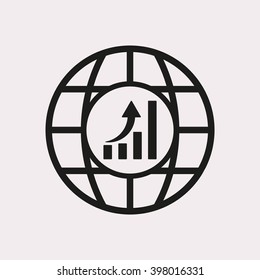 business    icon,  isolated. Flat  design.