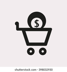 business  icon,  isolated. Flat  design.