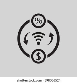 business   icon,  isolated. Flat  design.