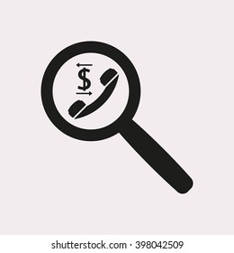 business  icon,  isolated. Flat  design.