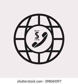 business  icon,  isolated. Flat  design.