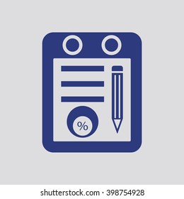 business  icon,  isolated. Flat  design.