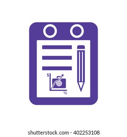 business  icon,  isolated. Flat  design.