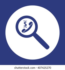 business  icon,  isolated. Flat  design.