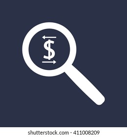 business  icon,  isolated. Flat  design.