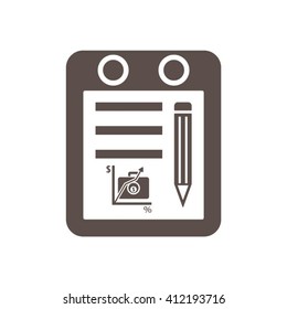  business  icon,  isolated. Flat  design.