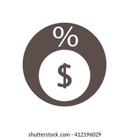  business  icon,  isolated. Flat  design.