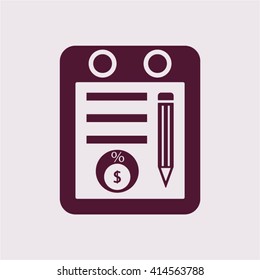  business  icon,  isolated. Flat  design.
