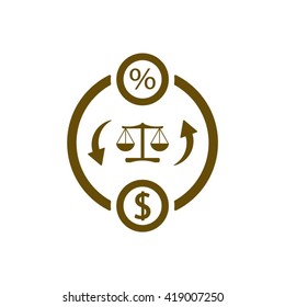 business   icon,  isolated. Flat  design.