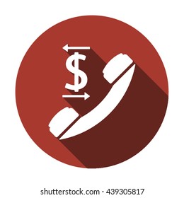 Business  icon,  isolated. Flat  design.