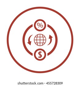 Business    icon,  isolated. Flat  design.