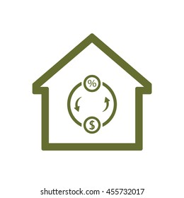 Business    icon,  isolated. Flat  design.