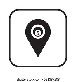  Business  icon, isolated. Flat design. 