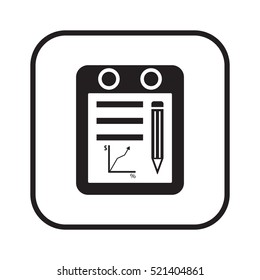  Business   icon, isolated. Flat  design. 