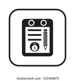  Business   icon, isolated. Flat  design. 