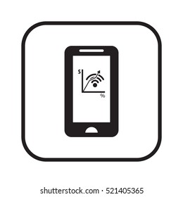  Business   icon, isolated. Flat  design. 