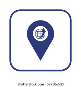   Business   icon, isolated. Flat design. 