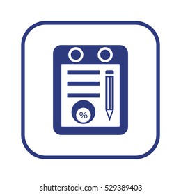  Business  icon, isolated. Flat design. 