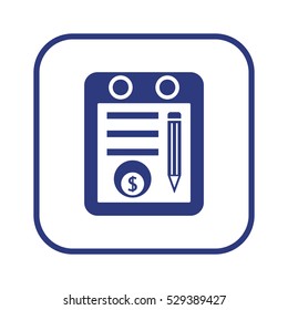  Business  icon, isolated. Flat design. 