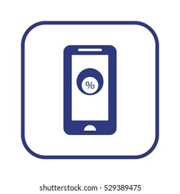  Business  icon, isolated. Flat design. 