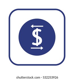  Business   icon,  isolated. Flat  design.