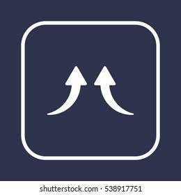  Business   icon, isolated. Flat design. 