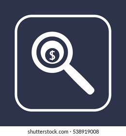  Business  icon, isolated. Flat design. 