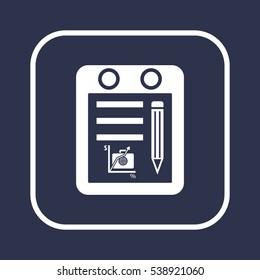  Business   icon, isolated. Flat  design. 