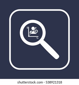  Business   icon, isolated. Flat  design. 