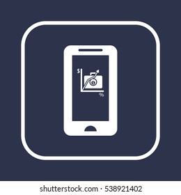  Business   icon, isolated. Flat  design. 