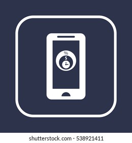  Business  icon, isolated. Flat  design. 