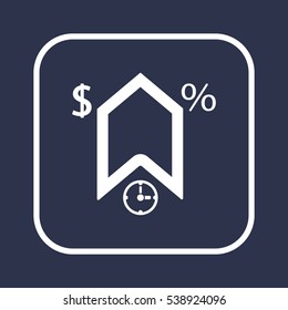  Business   icon, isolated. Flat  design. 