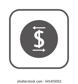  Business   icon,  isolated. Flat  design.