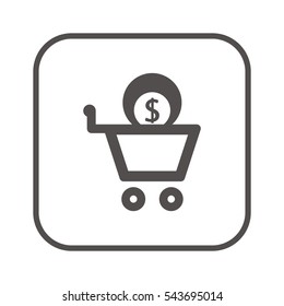  Business  icon, isolated. Flat design. 