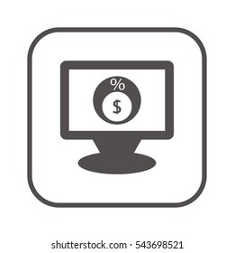  Business  icon, isolated. Flat  design. 