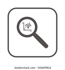  Business   icon, isolated. Flat  design. 