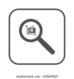  Business   icon, isolated. Flat  design. 