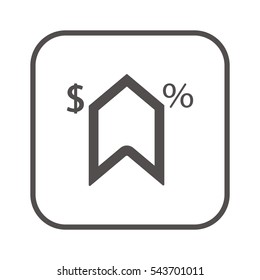  Business   icon, isolated. Flat  design. 