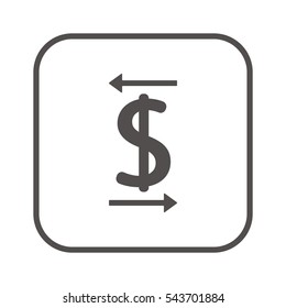  Business   icon, isolated. Flat  design. 