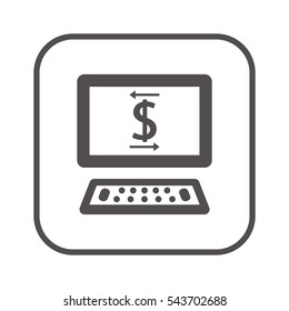 Business   icon, isolated. Flat  design. 