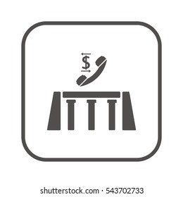  Business   icon, isolated. Flat  design. 