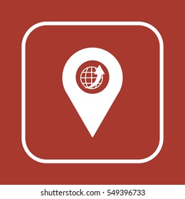   Business   icon, isolated. Flat design. 