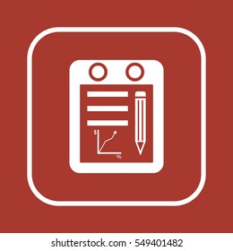  Business   icon, isolated. Flat  design. 