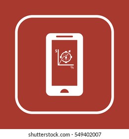  business   icon, isolated. Flat  design. 