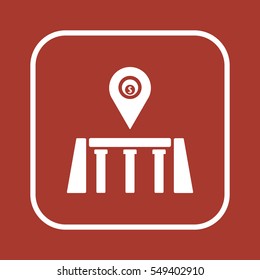  Business   icon, isolated. Flat  design. 