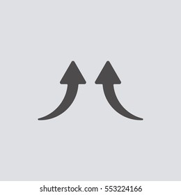  Business icon, isolated. Flat design. 