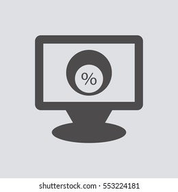  Business  icon, isolated. Flat design. 