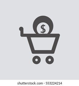  Business  icon, isolated. Flat design. 